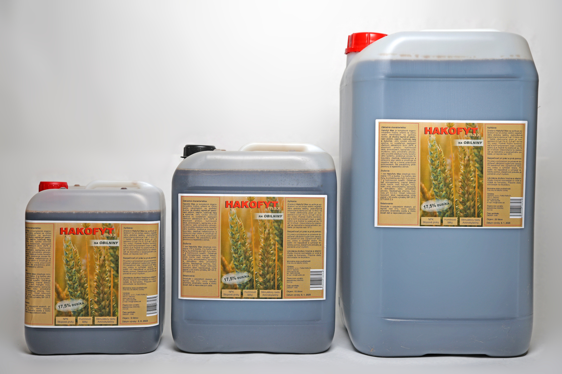 Hakofyt agro max - balenia 5, 10 a 25 litrov